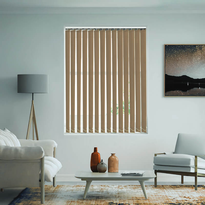 Any colour vertical Blinds Biscotti